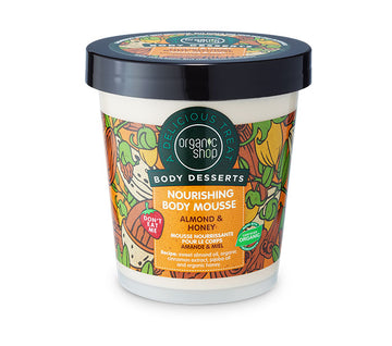 Natura Siberica Organic Shop Body Desserts Almond & Honey Mousse Θρέψης Σώματος 450ml